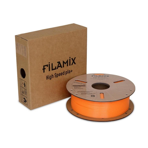 Filamix Yüksek Hızlı Hyper PLA+ Filament 1.75mm 1Kg-Turuncu