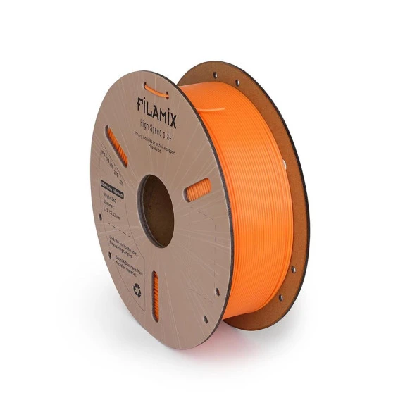 Filamix Yüksek Hızlı Hyper PLA+ Filament 1.75mm 1Kg-Turuncu - Resim 2
