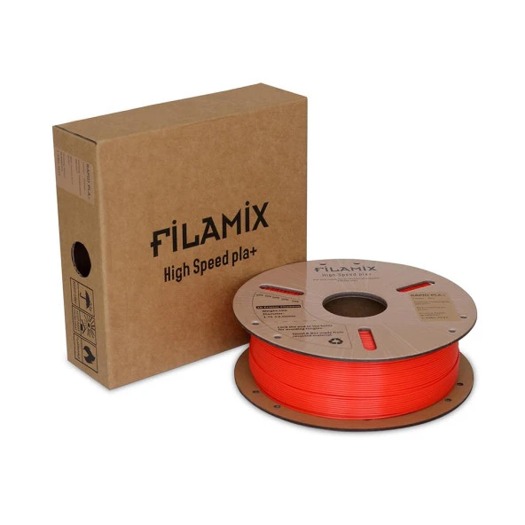 Filamix Yüksek Hızlı Hyper PLA+ Filament 1.75mm 1Kg-Kırmızı