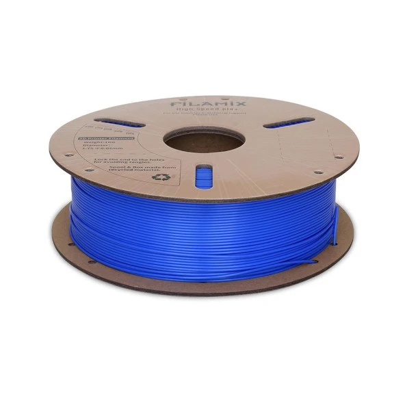 Filamix Yüksek Hızlı Hyper PLA+ Filament 1.75mm 1Kg-Mavi - Resim 3