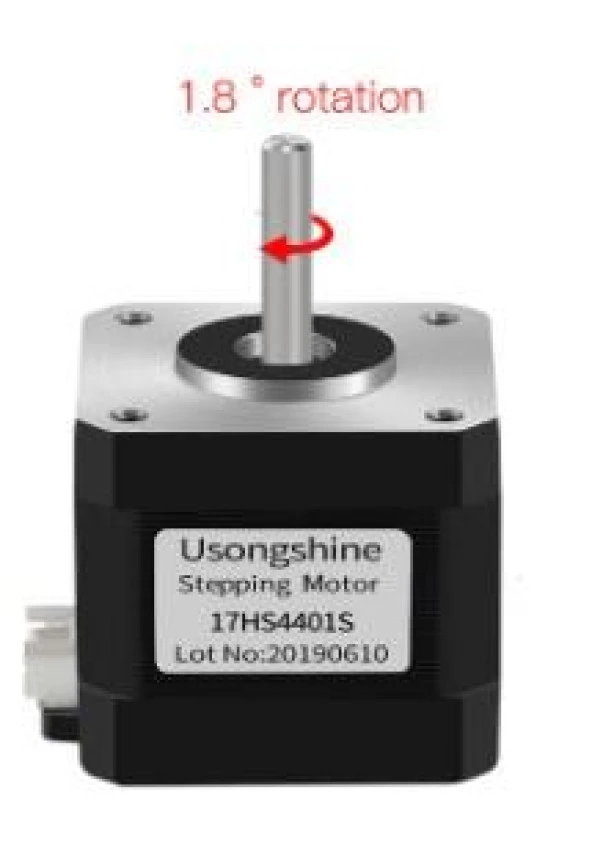 17Hs4401S Nema 17 Step Motor(Siyah Renk) - 8