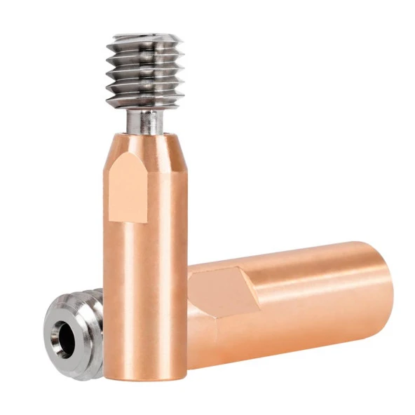 Ender3-Cr10 Geliştirilmiş Bimetal Barel 2mm Delik M6x27mm - Resim 2