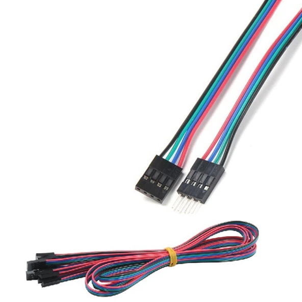 4 Pin Dişi-Erkek Dupont Kablo(70cm) - Resim 2