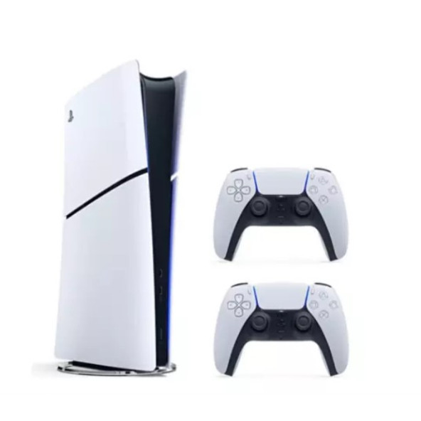 SONY PS5 SLIM 1 TB DIJITAL CIFT KOLLU ( CFI-2016B ) AVRUPA BEYAZ ürün görseli 1