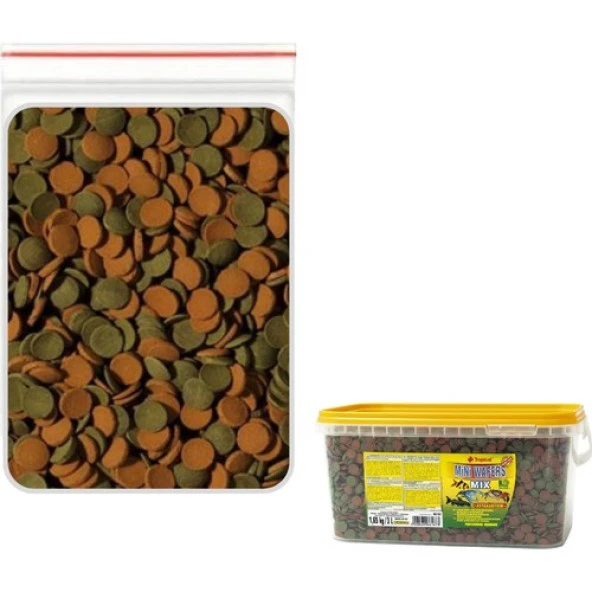 Tropical Mini Wafers Mix 100gr (Açık) Kilitli  Poşette Gönderilir Skt: 04/2027