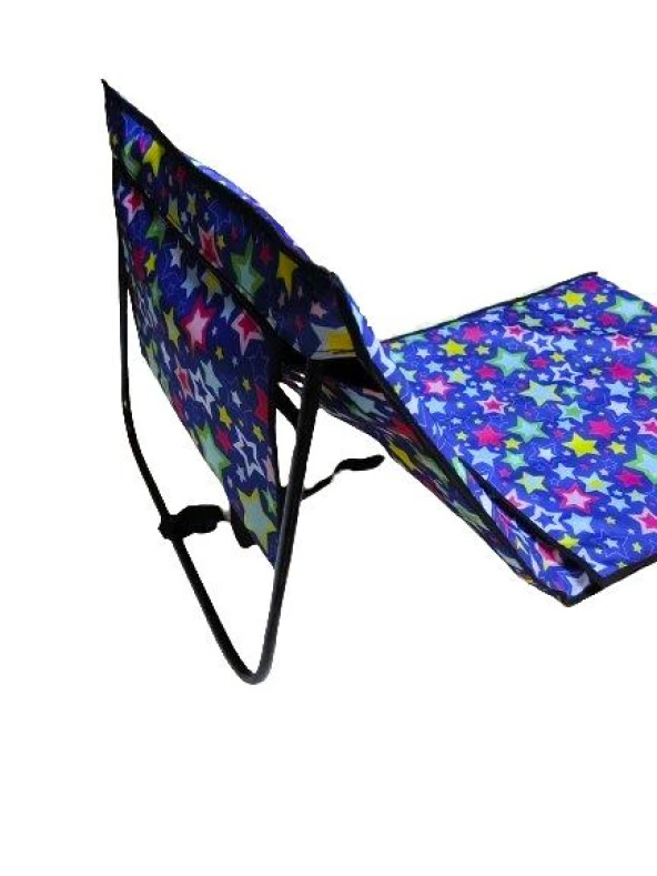 Hobi Store Katlanabilir Çanta Şezlong ( Blue Star ) - 3