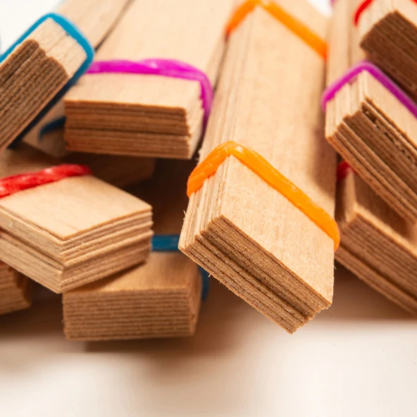 Ahşap Mum Fitili 100 Adet ( 15mm x 75mm x 0,5mm ) - Resim 4