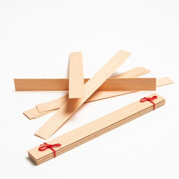 Ahşap Mum Fitili 50 Adet ( 15mm x 150mm x 0,5mm ) ürün görseli