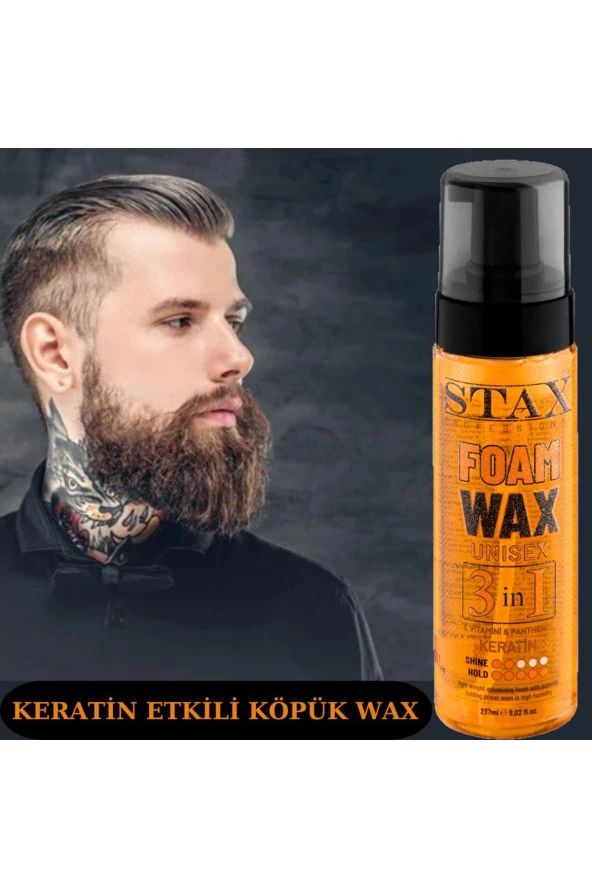 TRISTAX FOAM WAX 3İN1 KERATİN - 2