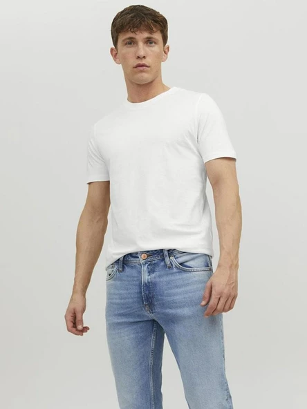 Jack Jones Organık Basıc Erkek Tişört 12156101 - Resim 3