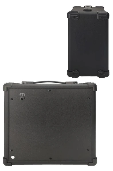 Midex MGA-25BK Şarjlı Elektro Gitar Amfisi 25 WATT Gain Bluetooth Usb Distortion - Resim 7