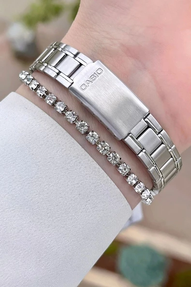 Casio CSISTE27 Takvimli Hediye Paketli Kadın Kol Saati - Resim 5