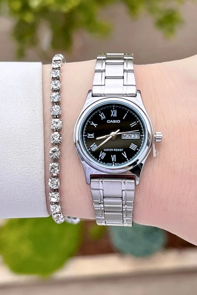 Casio CSISTE27 Takvimli Hediye Paketli Kadın Kol Saati - Resim 3