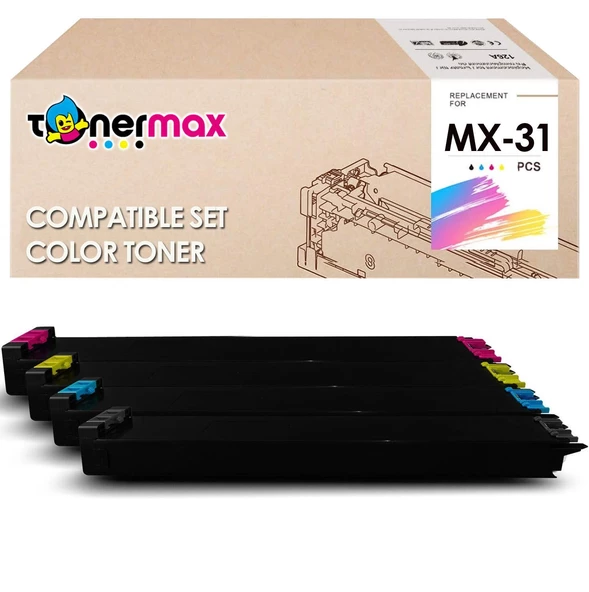 Sharp MX2600n Muadil Toner / Sharp MX31GT Set Muadil Toner
