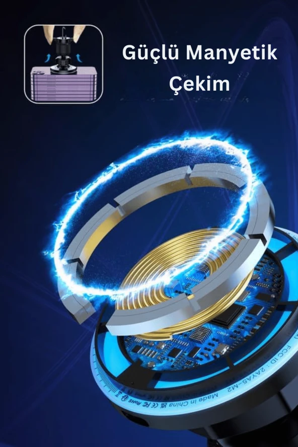 Qpen QP02 Magsafe Araç Tutucu - Resim 2