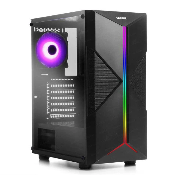 Dark X-Force 3X Fan, Argb Led Şeritli Usb3.0 Full Akrilik Kasa Oyuncu Kasası