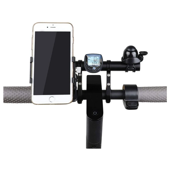 Alüminyum Alaşımlı Uzatma Gidon 20 Cm Siyah - 2