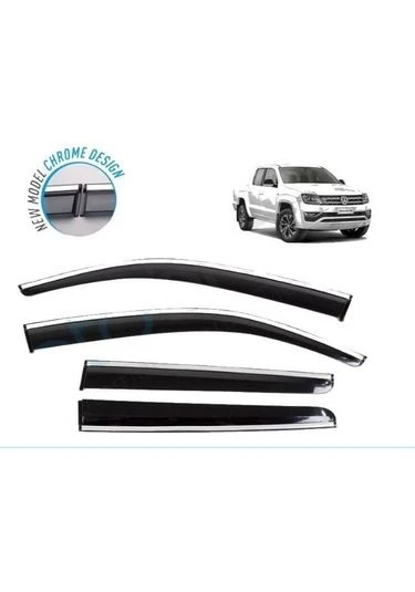 SUNPLEX Vw amarok cam rüzgarlığı krom çıtalı 2009 / 2021 sunplex