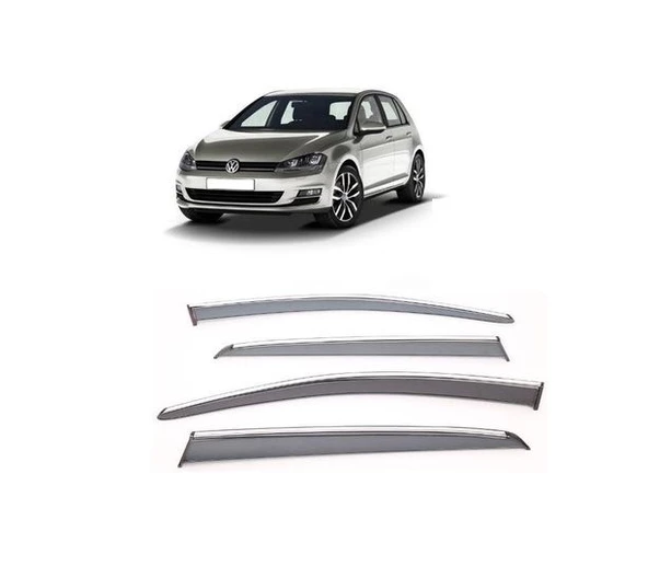 SUNPLEX Vw golf 7 cam rüzgarlığı krom çıtalı sunplex