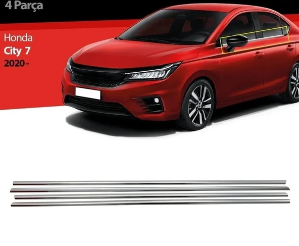 AUTOGP Honda city cam çıtası alt çıtası krom 2021+
