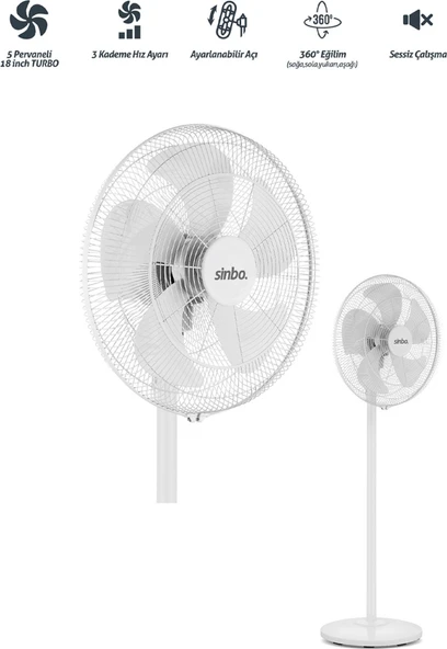 Sinbo SF-6786 Ayaklı Vantilatör - 4