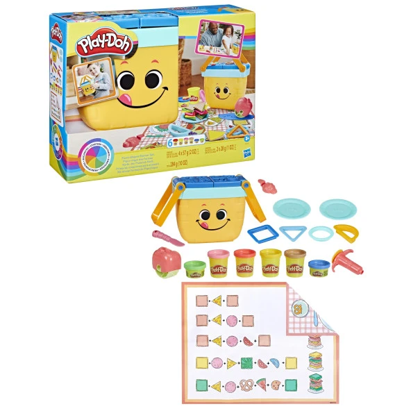 Play-Doh Piknik Şekilleri Başlangıç Seti - F6916