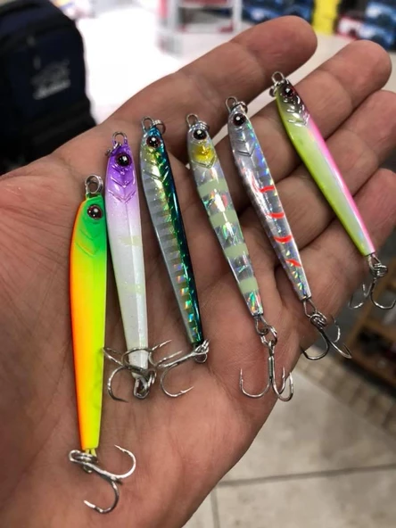 Kendo Baby-JİG 26mm 3g Jigging Suni Yem Maket Balık - 3