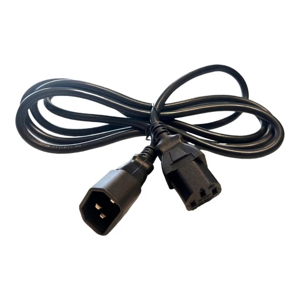 C13-C14 GÜÇ KABLOSU 1,8 MT 3X0,75mm (POWER CORD) 10'LU PAKET