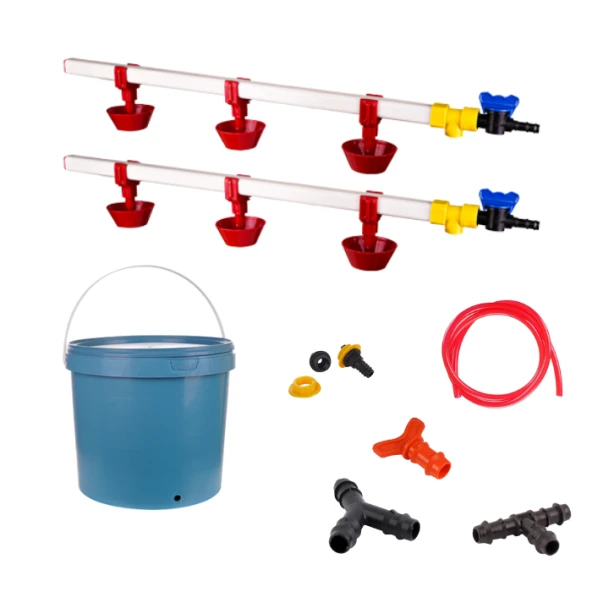 TavPet Nipel Tavuk Suluğu 20 Lt Depolu Yaylı Çanaklı  (Set/10) ürün görseli