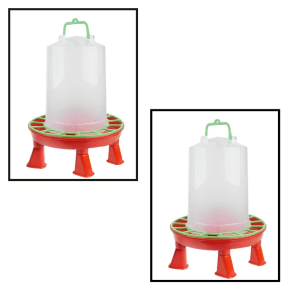 TavPet Ayaklı Tavuk Yemliği 6 Kg+Suluğu 6 Lt