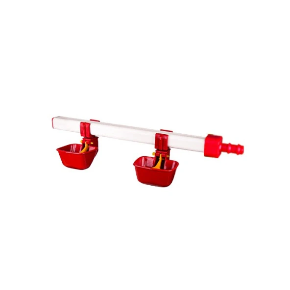 TavPet Eko  Nipel Suluk 40 cm 2 Nipelli  Dilli Çanaklı  15 Tavukluk - 1