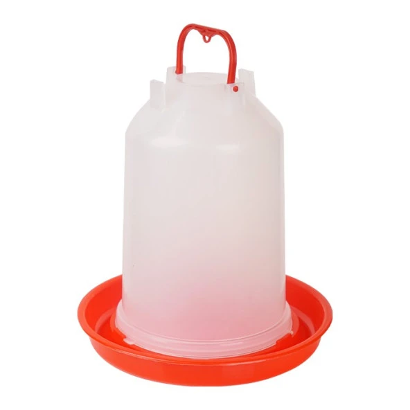 TavPet Şeffaf Plastik Tavuk Suluğu Alttan Dolum 5 Lt Askılı