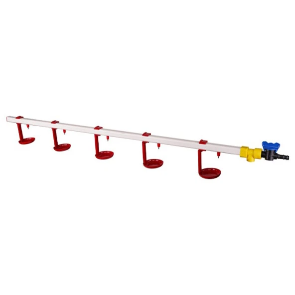 TavPet Nipel Suluk Sistemi 40 Tavukluk 100 cm 5 Nipelli Askılı Çanaklı ürün görseli