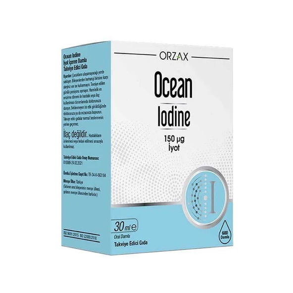 Ocean Iodine 150ug 30ml ürün görseli
