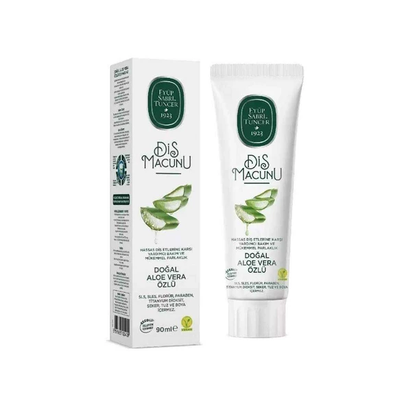 Eyüp Sabri Tuncer Diş Macunu 90ml Doğal Aloe Vera