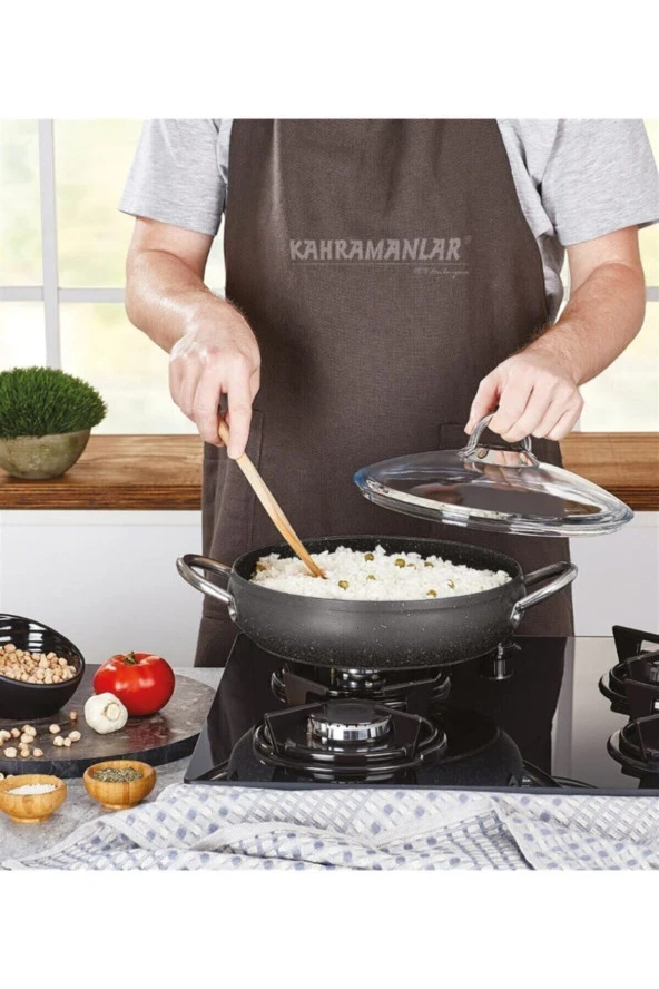 Kahramanlar Modus Granit Basık Tencere No 26 4 Mm 3128-b
