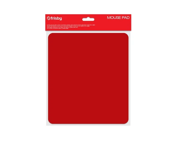 Frisby Mouse Pad Kumaş (Kırmızı)220 x 250 x 5mm ürün görseli 1
