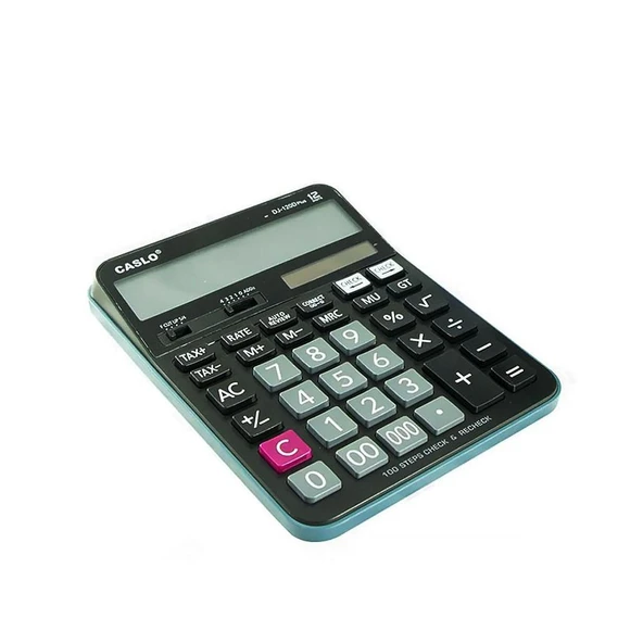 CSL DJ-120D PLUS 12 Hane Masa Tipi İşlem Kontrollü Hesap Makinesi ürün görseli 1