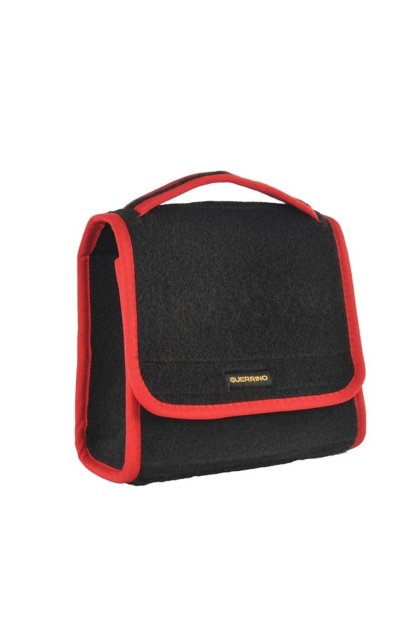 Mini Araç Bagaj Çantası Araba Bagaj Organizer Bagaj Düzenleyici Çanta Oto Bagaj Düzenleyici Kırmızı - Resim 2