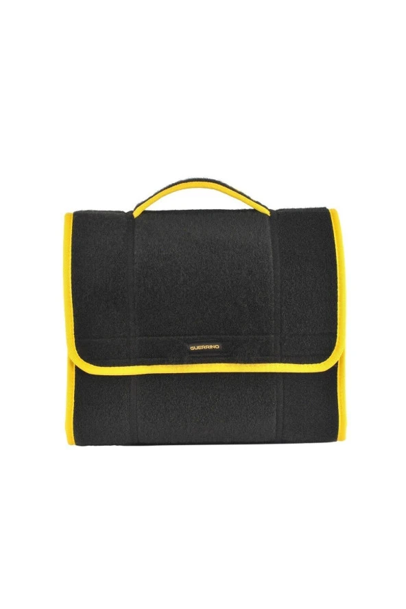 Mini-Midi-Maxi 3'lü Bagaj Çantası Seti, Kenar Renk Sarı - Resim 4