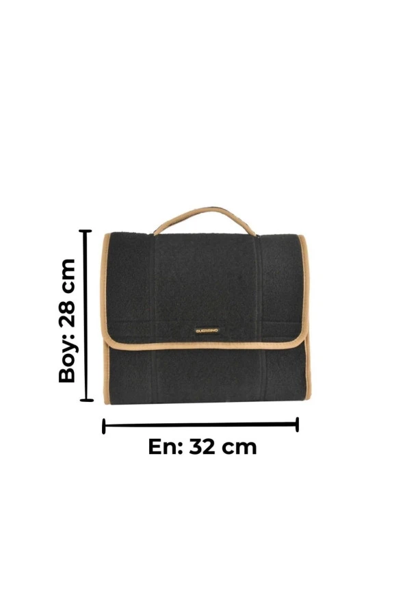 Mini-midi-maxi 3lü Bagaj Çantası Seti, Kenar Renk Krem - Resim 7