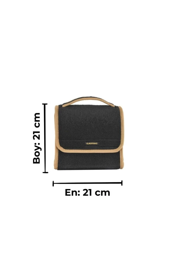 Mini-midi-maxi 3lü Bagaj Çantası Seti, Kenar Renk Krem - Resim 8