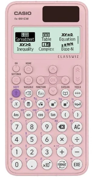 Casio FX-991CW-W-DT ClassWiz Pembe Bilimsel Fonksiyonlu Hesap Makinesi ürün görseli 1