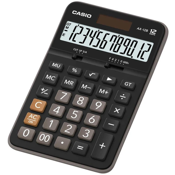 Casio AX-12B 12 Hane Masa Üstü Hesap Makinesi ürün görseli 1