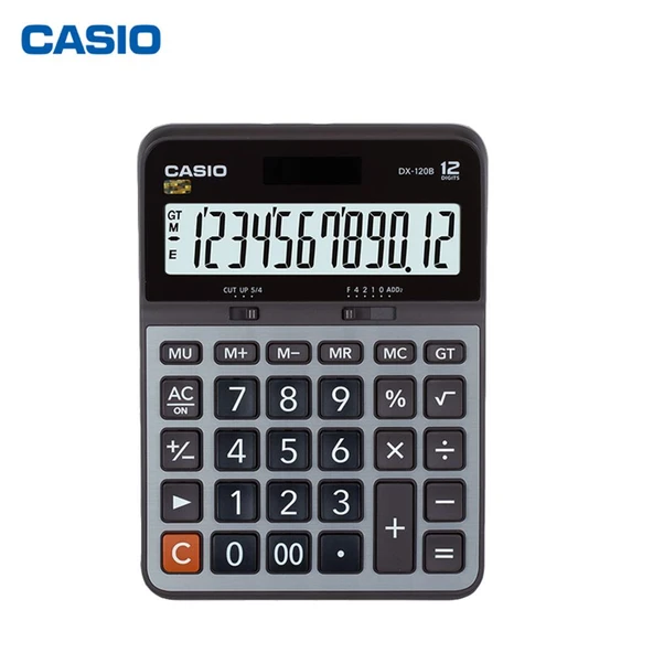 Casio DX-120B 12 Hane Masa Üstü Hesap Makinesi ürün görseli 1
