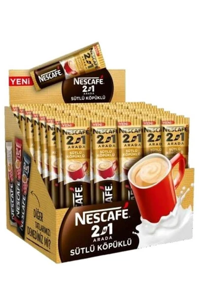 Nestle Nescafe 2ın1 Arada 48li Sütlü Köpüklü Milk Foamy 12512020 - Resim 2