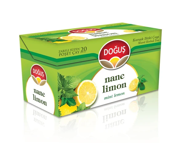Doğuş Nane Limon Bitki Çayı Süzen Poşet 20x2gr - Resim 2