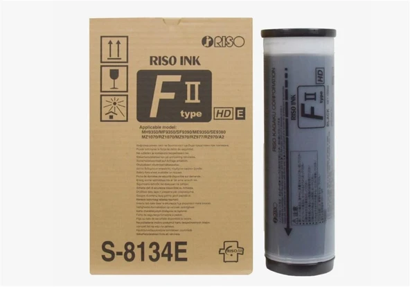 Riso S-8134- 6870 -7124 RZ 970-6870 SF-9390 Orjinal Mürekkep E type HD Z type - Resim 2
