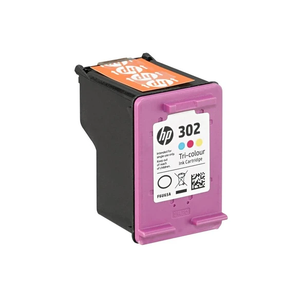 HP 302 Color Renkli Kartuş F6U65AE - Resim 2