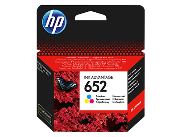 HP 652 Color Renkli Kartuş F6V24AE ürün görseli 1